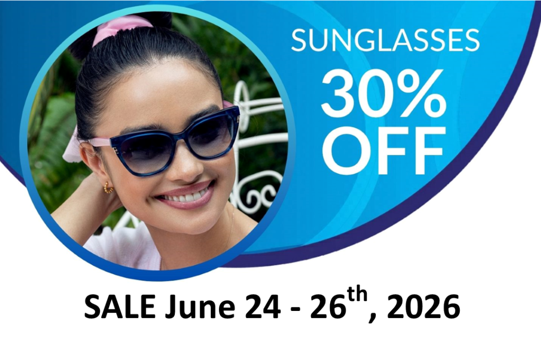 30% Off Sunglasses June 22-26