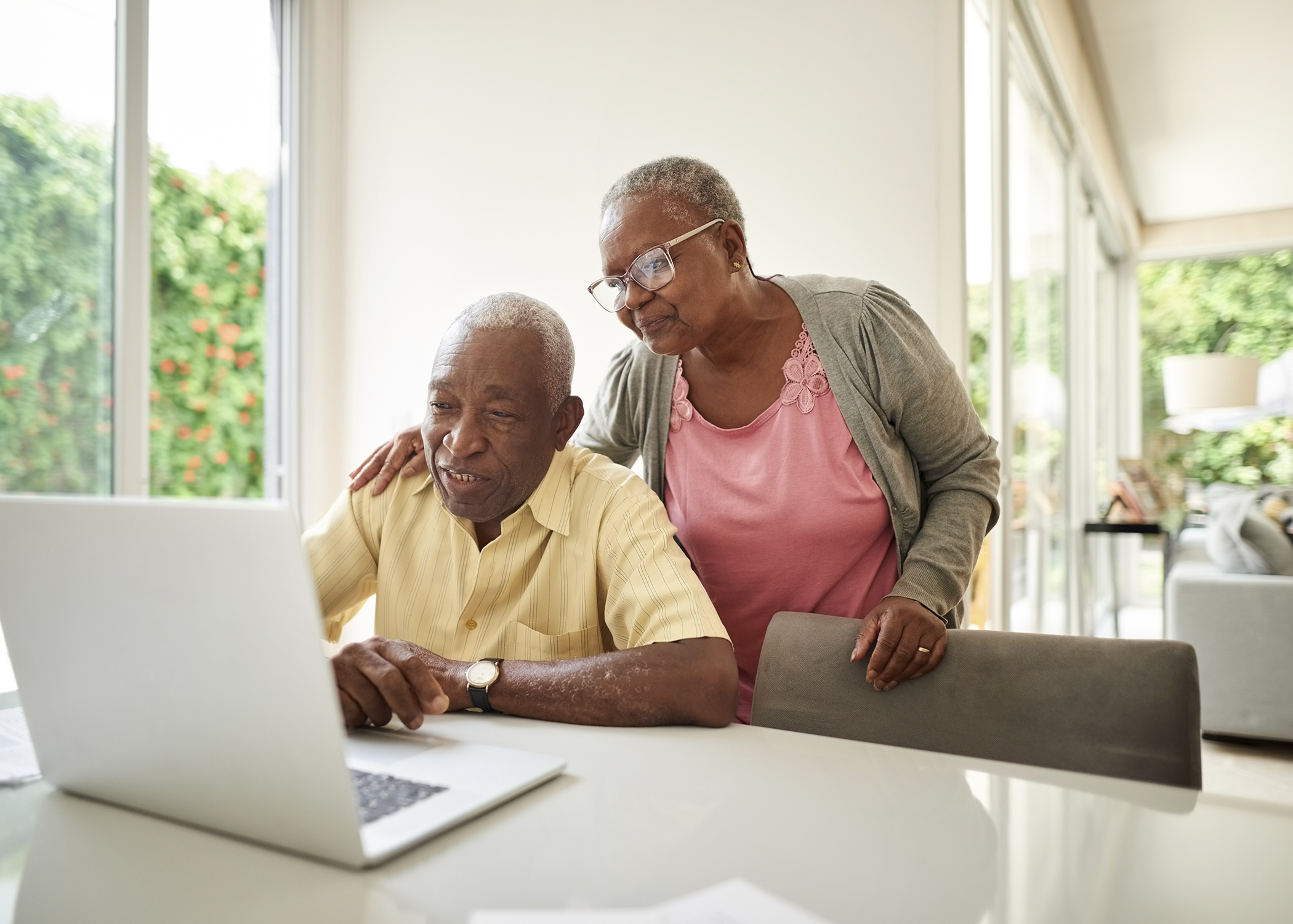 couple at laptop