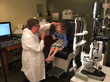 Child Having an Eye Exam