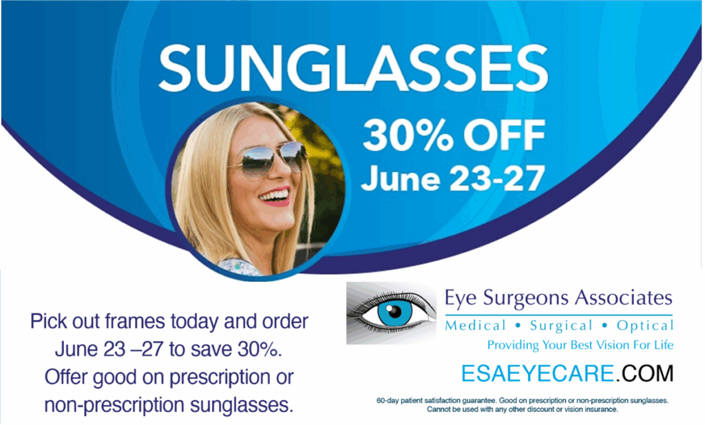 Sunglasses Sale 30% Off